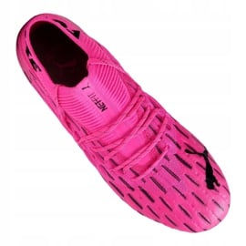 Buty piłkarskie Puma Future 6.1 Netfit Fg / Ag M 106179-03 różowy,czarny różowe 2