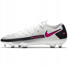 Buty piłkarskie Nike Phantom Gt Pro Fg CK8451 160 biały,czarny,różowy białe 2
