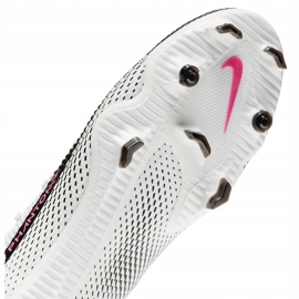 Buty piłkarskie Nike Phantom Gt Pro Fg CK8451 160 biały,czarny,różowy białe 6