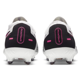 Buty piłkarskie Nike Phantom Gt Pro Fg CK8451 160 biały,czarny,różowy białe 5