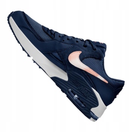 Buty Nike Air Max Excee Gs Jr CD6894-400 białe granatowe 2