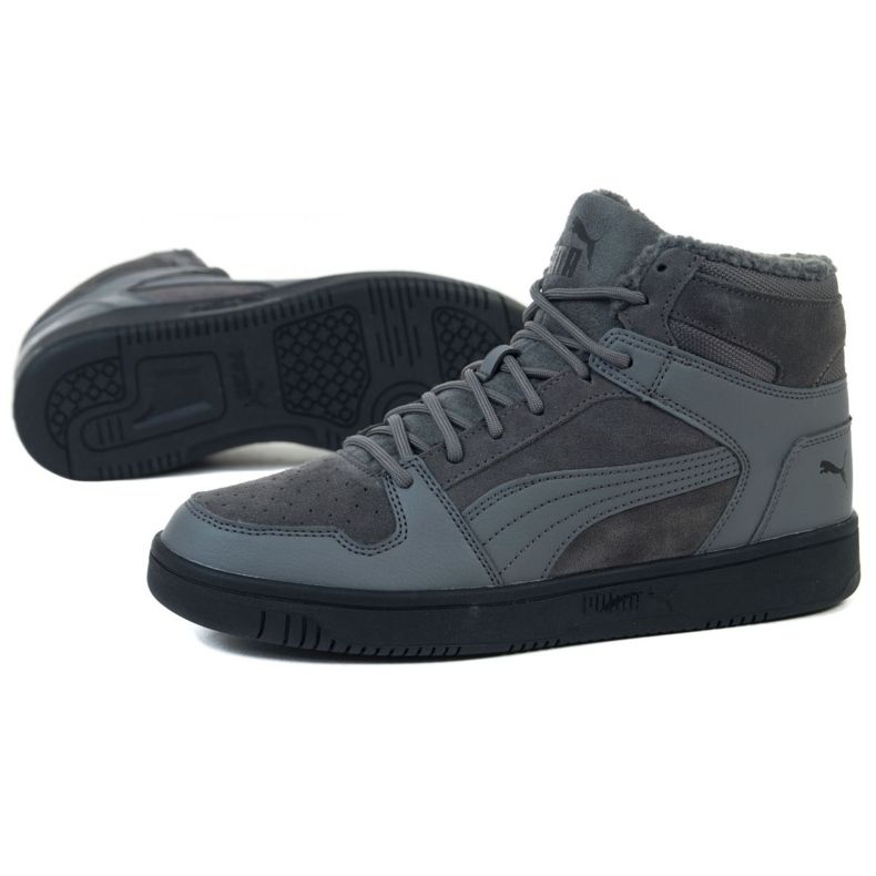 Buty Puma Rebound Layup Sd Fur M 369831 02 szare 1