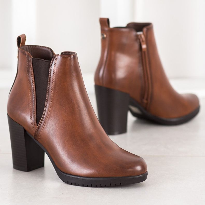 Botki Na Słupku Sergio Leone brązowe 1