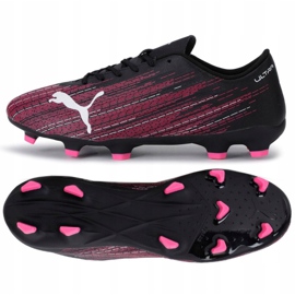 Buty piłkarskie Puma Ultra 4.1 FG/AG M 106092 05 czarne czarny, czarny, różowy 2