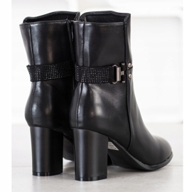 Sabatina Eleganckie Wysokie Botki czarne 1