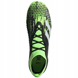 Buty piłkarskie adidas Predator Mutator 20.1 Fg czarno-zielone EH2892 1