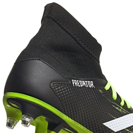 Buty piłkarskie adidas Predator 20.3 Sg czarno-zielone EH2904 czarne wielokolorowe 4