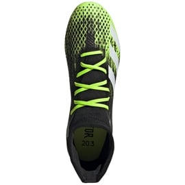 Buty piłkarskie adidas Predator 20.3 Sg czarno-zielone EH2904 czarne wielokolorowe 1