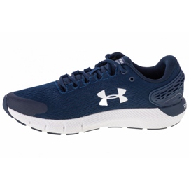 Buty Under Armour Charged Rogue 2 M 3022592-403 białe granatowe 1