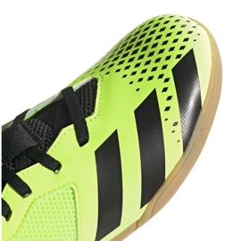 Buty piłkarskie adidas Predator 20.4 In Sala Jr EH3043 wielokolorowe zielone 3