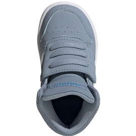 Buty dla dzieci adidas Hoops Mid 2.0 niebieskie FW4922 2