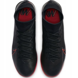 Buty piłkarskie Nike Mercurial Superfly 7 Academy Ic M AT7975 060 czarne fioletowe 1