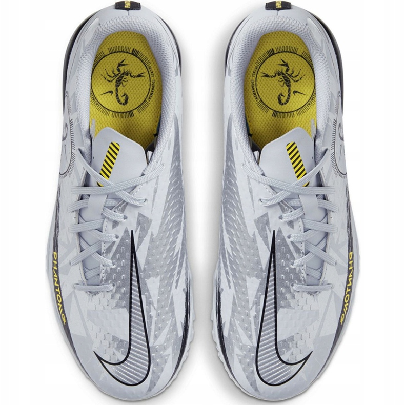 Buty piłkarskie Nike Phantom Gt Scorpion Academy Tf Jr DA2282 001 niebieskie niebieskie 1
