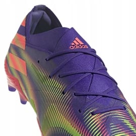 Buty piłkarskie adidas Nemeziz .1 M Fg EH0760 fioletowe fioletowe 3