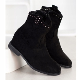 Super Mode Ocieplane Kowbojki czarne 2