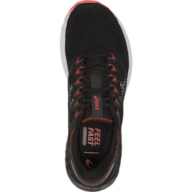 Buty męskie do biegania Asics Roadhawk Ff 2 czarno-pomarańczowe 1011A136 002 czarne 1