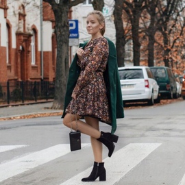 Vinceza Botki Damskie Ciepłe Eko Zamsz Czarne So Good 1