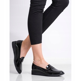 Goodin Lakierowane Mokasyny czarne 1