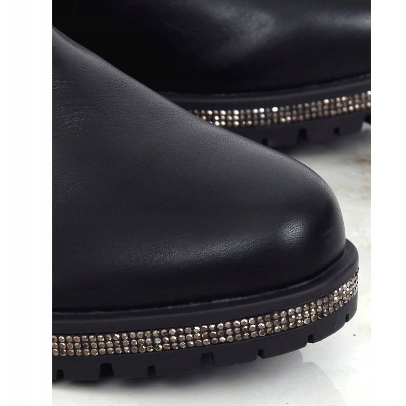 Oficerki damskie czarne SG-501 Black 1