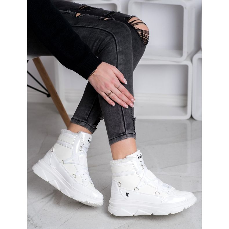 Kylie Modne Trapery białe 1