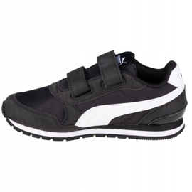 Buty Puma St Runner V2 Nl Ps Jr 365294 01 czarne różowe 1