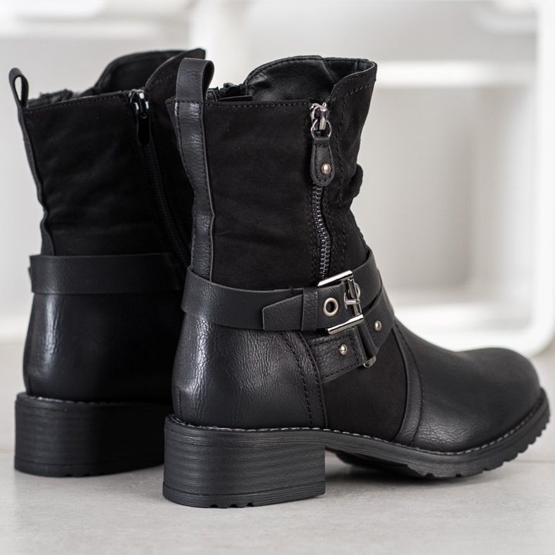 Super Mode Ocieplane Workery czarne 1