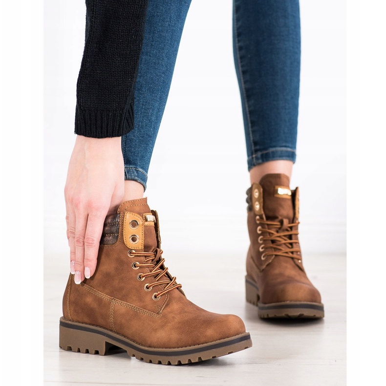 SDS Stylowe Trapery brązowe 1