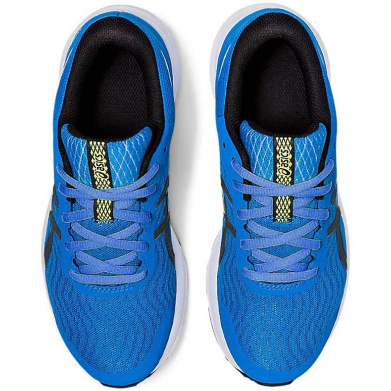 Buty do biegania Asics Patriot 12 Gs Jr 1014A139 401 czarne niebieskie 1