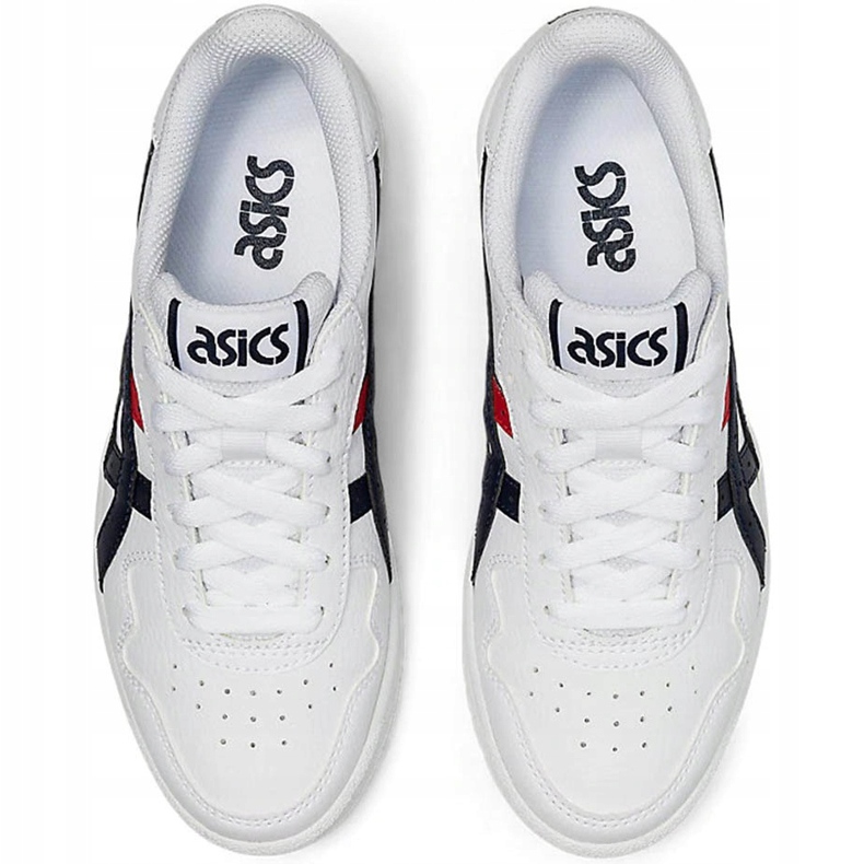 Buty dla dzieci Asics Japan S Gs białe 1194A076 103 czarne czerwone 1