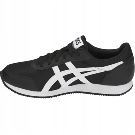Buty męskie Asics Curreo Ii czarno białe 1191A157 002 czarne 1