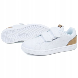 Buty Reebok Royal Comp Cln 2V Jr DV4152 białe czerwone 1