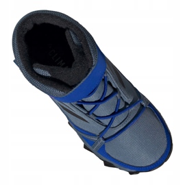 Buty adidas Terrex Snow Cf Cp Cw Jr G26579 czarne niebieskie szare 3