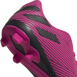 Buty piłkarskie adidas Nemeziz 19.4 FxG Junior różowe F99949 3