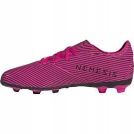 Buty piłkarskie adidas Nemeziz 19.4 FxG Junior różowe F99949 1
