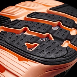 Buty treningowe adidas Adipure Flex W AF5875 czarne pomarańczowe szare 8
