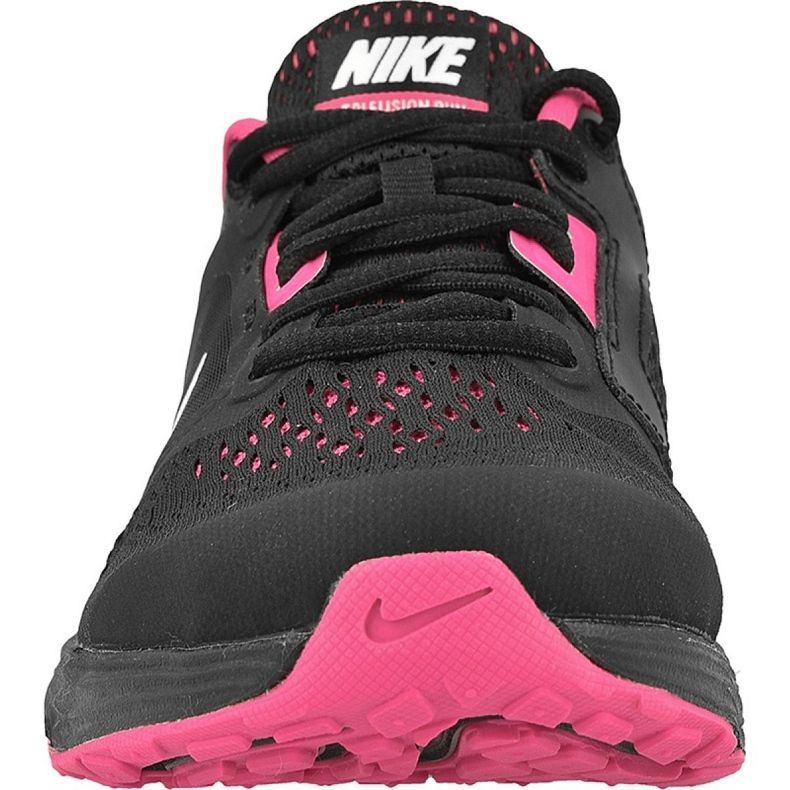 Buty biegowe Nike Tri Fusion Run W 749176-001 czarne różowe 2