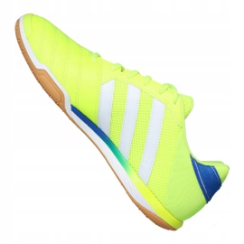Buty piłkarskie adidas Top Sala M G55908 zielone wielokolorowe 4