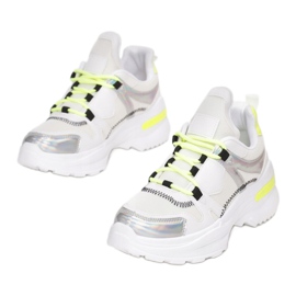 Vices 8543-61-green białe wielokolorowe zielone 1