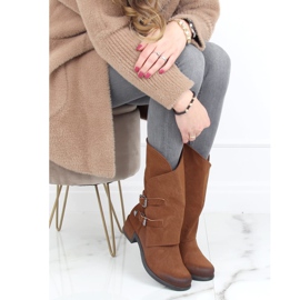 Botki militarne camel ST-33P Camel brązowe 1
