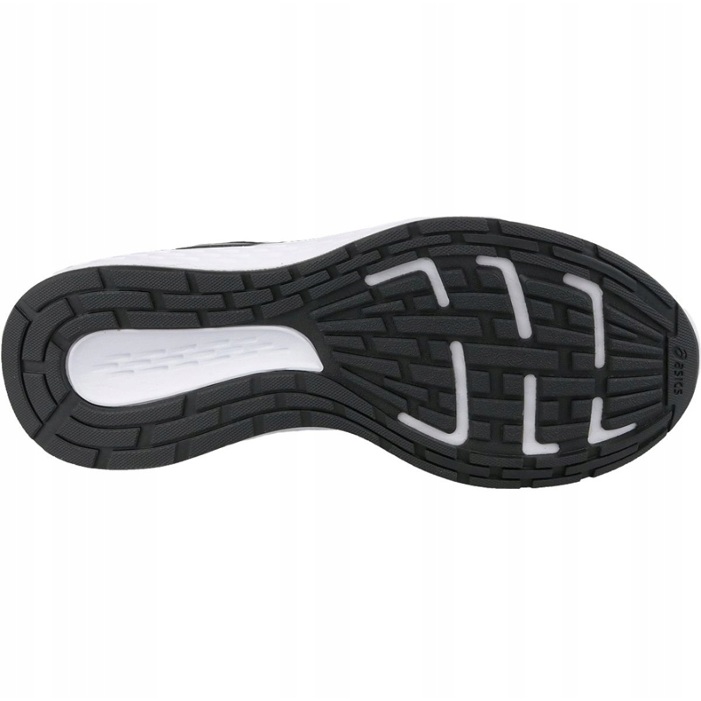 Buty biegowe Asics Patriot 11 Gs Jr 1014A070-002 czarne srebrny szare 3