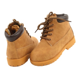 FRROCK Dziecięce Ocieplane Trapery Botki Camel Dexter brązowe brązowe 11