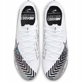 Buty piłkarskie Nike Mercurial Vapor 13 Elite Mds Sg Pro Ac M CK2032 110 niebieski, biały, czarny białe 4
