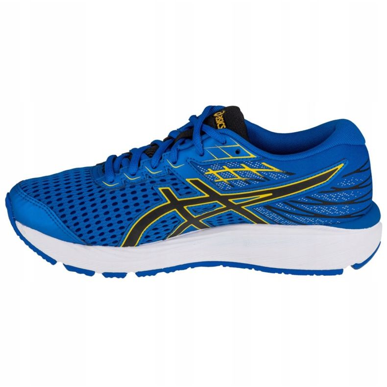Buty Asics Gel-Cumulus 21 Gs W 1014A069-401 czarne niebieskie żółte 1