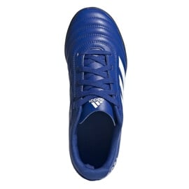 Buty piłkarskie adidas Copa 20.4 Tf Jr EH0931 wielokolorowe niebieskie 2