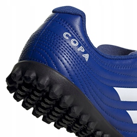 Buty piłkarskie adidas Copa 20.4 Tf Jr EH0931 wielokolorowe niebieskie 3