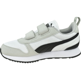 Buty Puma R78 V Ps Jr 373617 02 białe czarne szare 1