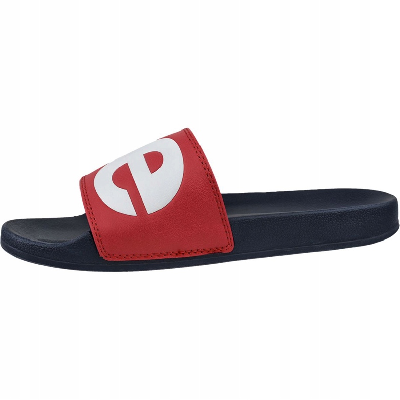 Klapki Levi's Batwing Slide Sandal 231548-794-87 białe czerwone granatowe 1