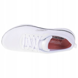 Buty Skechers Flex Appeal 3.0 W 13070-WSL białe srebrny 2