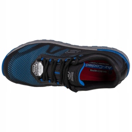 Buty Skechers Bulklin-Lyndale W 77180EC-BLU czarne niebieskie 2