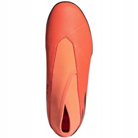 Buty piłkarskie adidas Nemeziz 19.3 Ll Tf Jr EH0489 wielokolorowe pomarańczowe 1